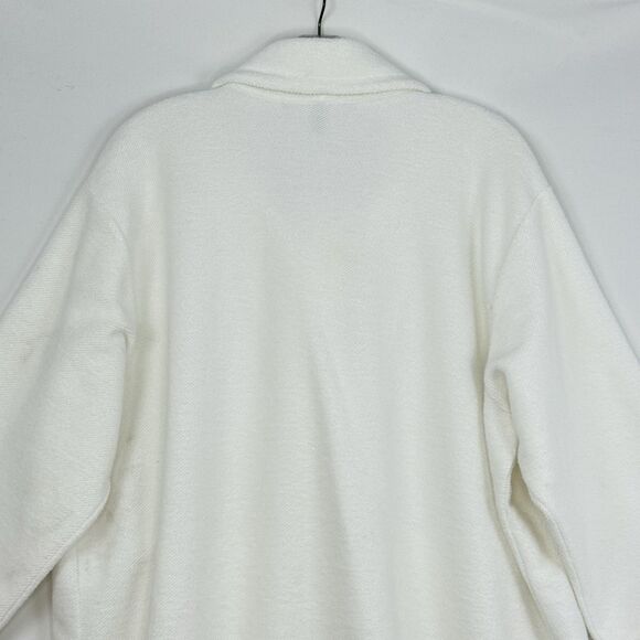 Vtg Company Ellen Tracy Women’s Collar Button Closure and zip pockets Ivory 3X - Picture 8 of 16